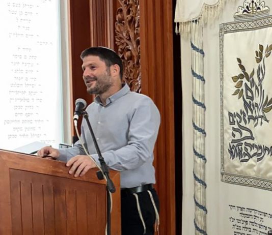 ח"כ בצלאל סמוטריץ בישיבת ההסדר שדרות