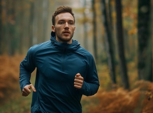 שילוב ביגוד ואביזרים לפעילות גופנית לגבר