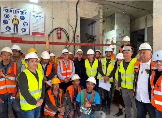 למען הבטיחות: יותר מ-7,000 אתרי בנייה ברחבי הארץ עצרו את העבודה לשעה