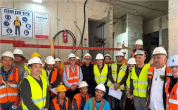 למען הבטיחות: יותר מ-7,000 אתרי בנייה ברחבי הארץ עצרו את העבודה לשעה