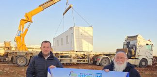 רב השומרון הרב אליקים לבנון ויוסי דגן