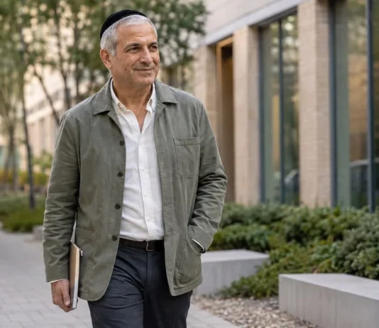 ישראל פיגא ותעשיית הביומד – מדוע ידע, זמן והון מעצבים את הענף ישראל פיגא הולך בקמפוס מחקר מודרני בלייקווד, ניו ג׳רזי